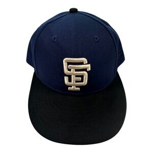 New Era San Francisco‎ Giants Cooperstown Fitted Hat MLB Baseball Cap 7 1/2